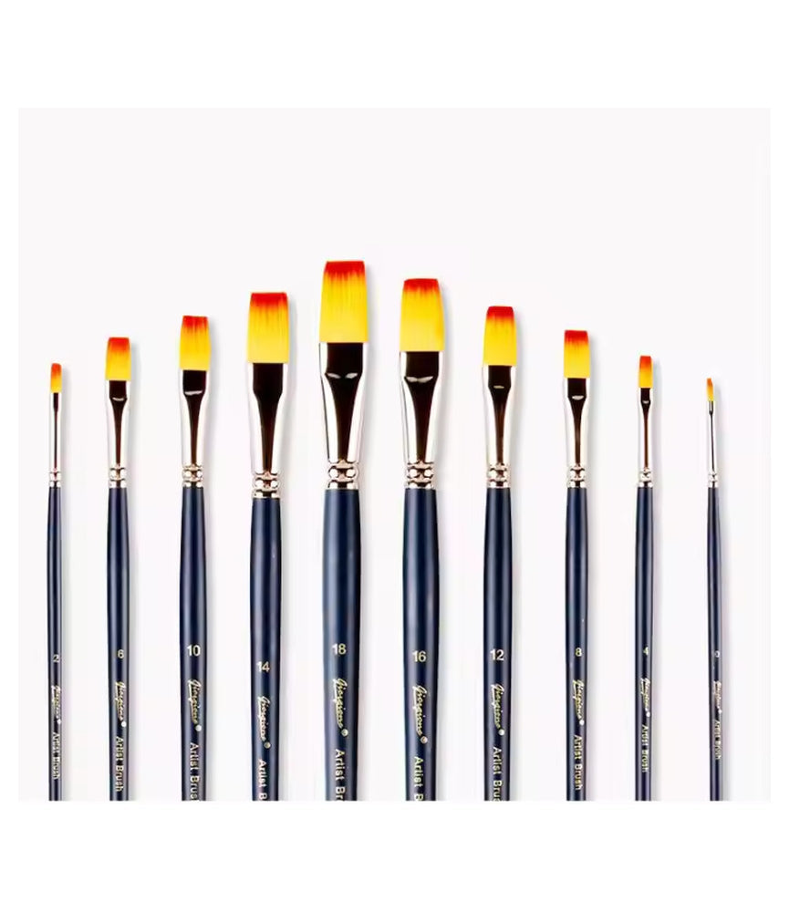 FLAT BRUSH 6 (12 PCS)